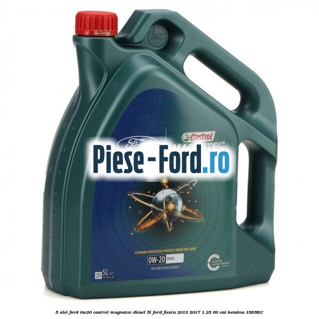 1 Ulei Ford 0W20 Castrol Magnatec Diesel 1L Ford Fiesta 2013-2017 1.25 60 cai benzina