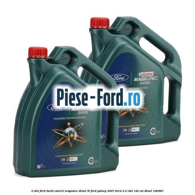 5 Ulei Ford 0W20 Castrol Magnatec Diesel 5L Ford Galaxy 2007-2014 2.0 TDCi 140 cai diesel #E6E3288722