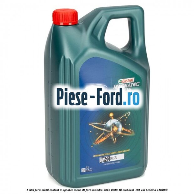 5 Ulei Ford 0W20 Castrol Magnatec Diesel 5L Ford Mondeo 2019-2023 1.5 EcoBoost 165 cai #76ECF89885