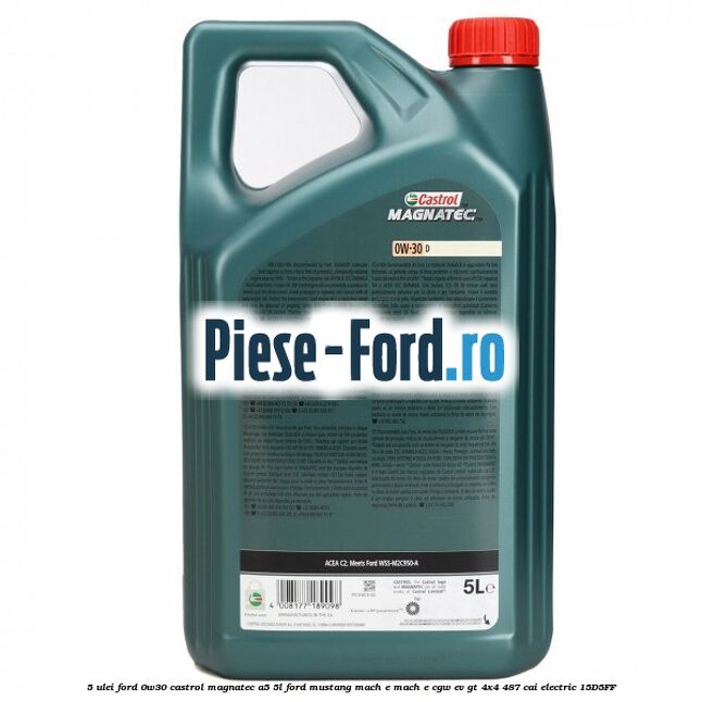 5 Ulei Ford 0W30 Castrol Magnatec A5 5L Ford Mustang Mach-E MACH-E (CGW) EV GT 4x4 487 cai electric #4F35403990