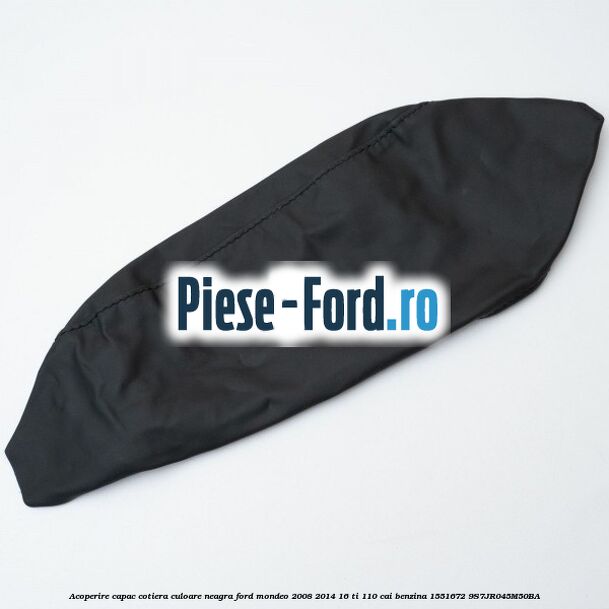 Acoperire capac cotiera culoare neagra Ford Mondeo 2008-2014 1.6 Ti 110 cai #3CFEDFB763
