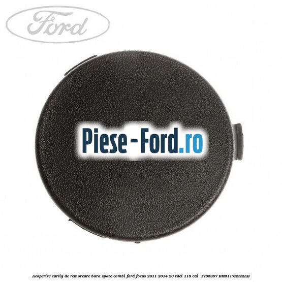 Acoperire carlig de remorcare bara spate combi Ford Focus 2011-2014 2.0 TDCi 115 cai #49049CDA6E