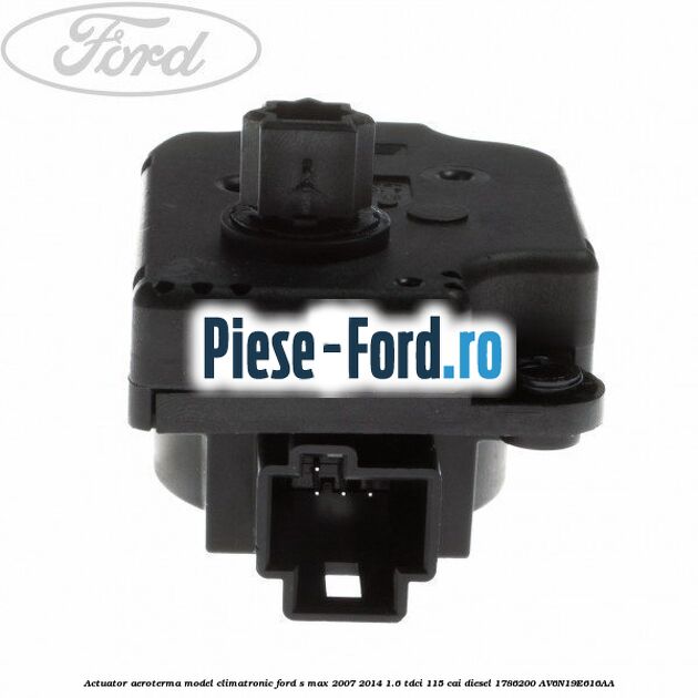 Actuator aeroterma model climatronic Ford S-Max 2007-2014 1.6 TDCi 115 cai diesel