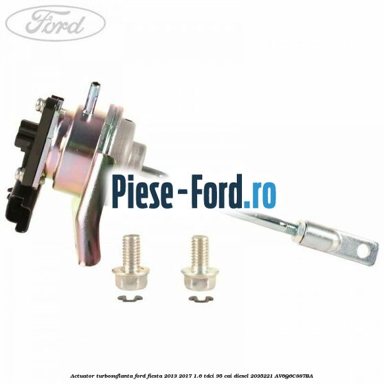 Actuator turbosuflanta Ford Fiesta 2013-2017 1.6 TDCi 95 cai diesel