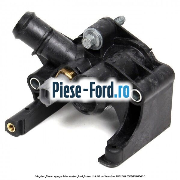 Adaptor flansa apa pe bloc motor Ford Fusion 1.4 80 cai benzina #FFFA1DB7BF