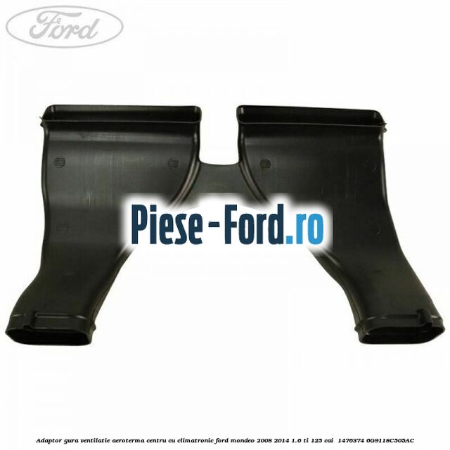 Adaptor gura ventilatie aeroterma centru cu climatronic Ford Mondeo 2008-2014 1.6 Ti 125 cai  #880A810AFB
