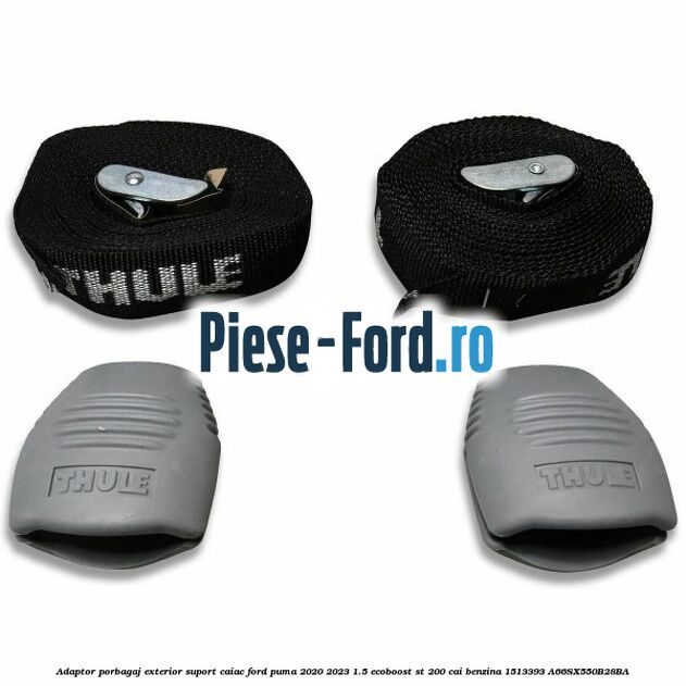 Adaptor porbagaj exterior, suport caiac Ford Puma 2020-2023 1.5 EcoBoost ST 200 cai benzina #F1E4E1CE59