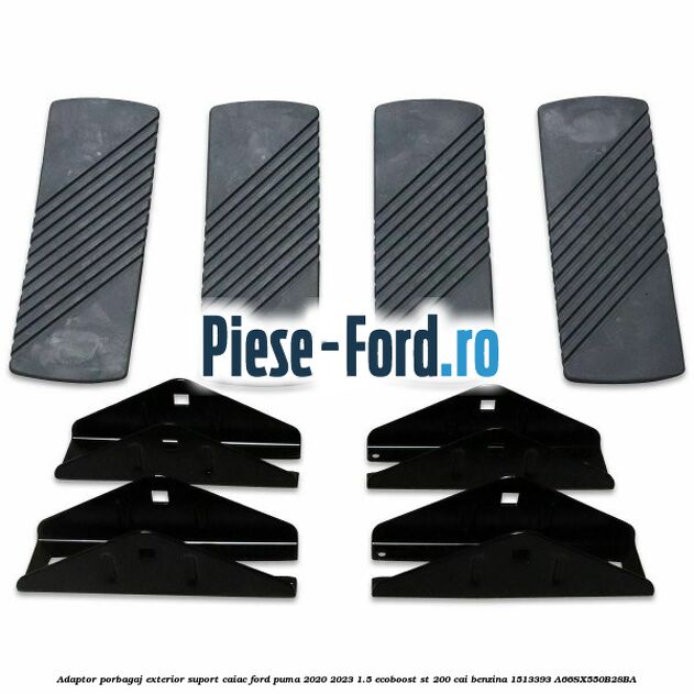 Adaptor porbagaj exterior, suport caiac Ford Puma 2020-2023 1.5 EcoBoost ST 200 cai benzina #F1E4E1CE59