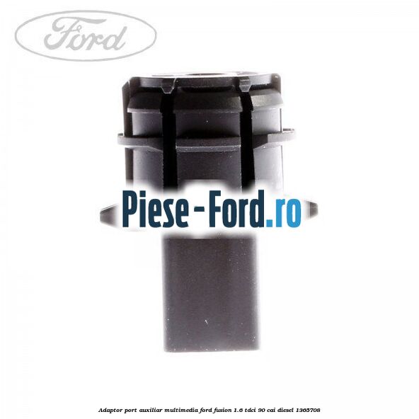 Adaptor port auxiliar multimedia Ford Fusion 1.6 TDCi 90 cai #7179957DFF