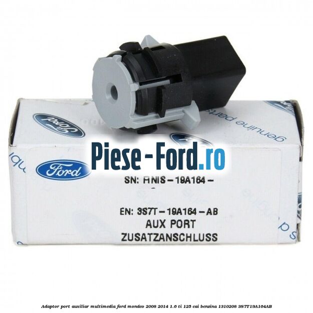 Adaptor port auxiliar multimedia Ford Mondeo 2008-2014 1.6 Ti 125 cai benzina