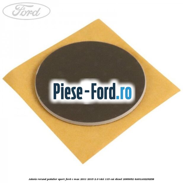 Acoperire pedala frana, cutie automata, aluminiu Ford C-Max 2011-2015 2.0 TDCi 115 cai diesel