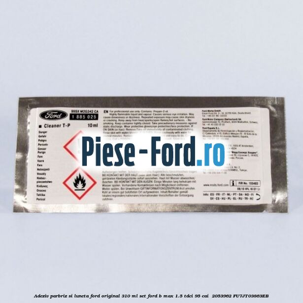 Adeziv parbriz si luneta Ford original 310 ml, set Ford B-Max 1.5 TDCi 95 cai #BD653C52CE Adeziv parbriz si luneta Ford original 310 ml, set Ford B-Max 1.5 TDCi 95 cai #BD653C52CE