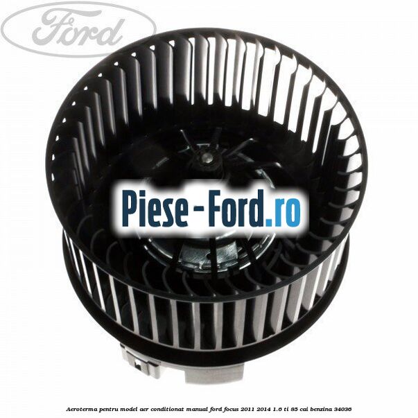 Aeroterma, pentru model aer conditionat manual Ford Focus 2011-2014 1.6 Ti 85 cai