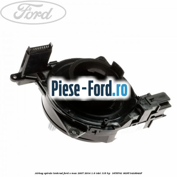 Airbag-Spirale Lenkrad Ford S-Max 2007-2014 1.6 TDCi 115 HP  #E13DCF32A0
