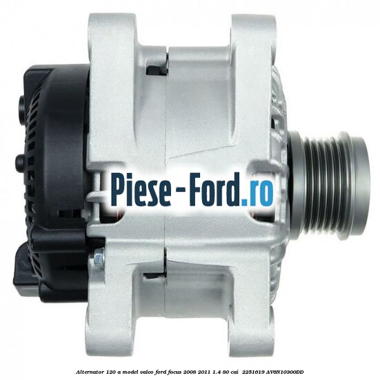 Alternator 120 A model Valeo Ford Focus 2008-2011 1.4 80 cai  #8DEA822E70