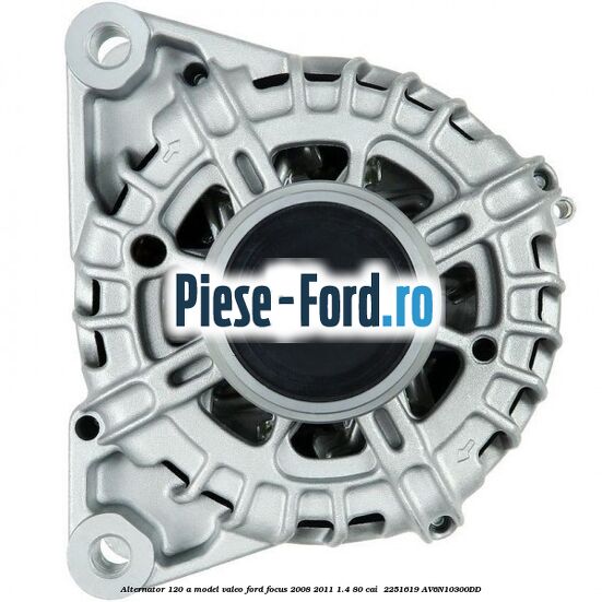 Alternator 120 A model Valeo Ford Focus 2008-2011 1.4 80 cai  #8DEA822E70