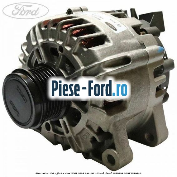 Alternator 150 A Ford S-Max 2007-2014 2.0 TDCi 163 cai diesel