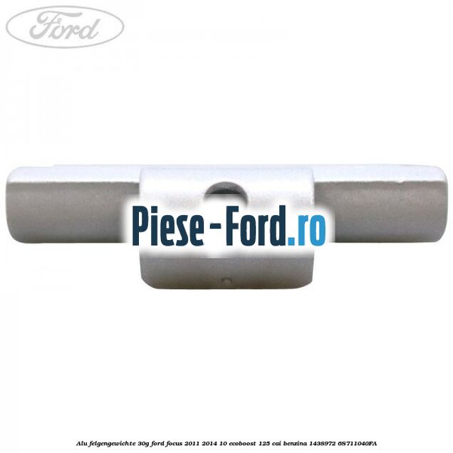 Alu-Felgengewichte, 30g Ford Focus 2011-2014 1.0 EcoBoost 125 cai #05BD793443