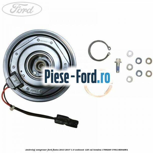 Ambreiaj compresor Ford Fiesta 2013-2017 1.0 EcoBoost