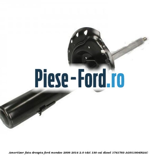 Amortizor fata dreapta Ford Mondeo 2008-2014 2.0 TDCi 130 cai diesel #37D806077A