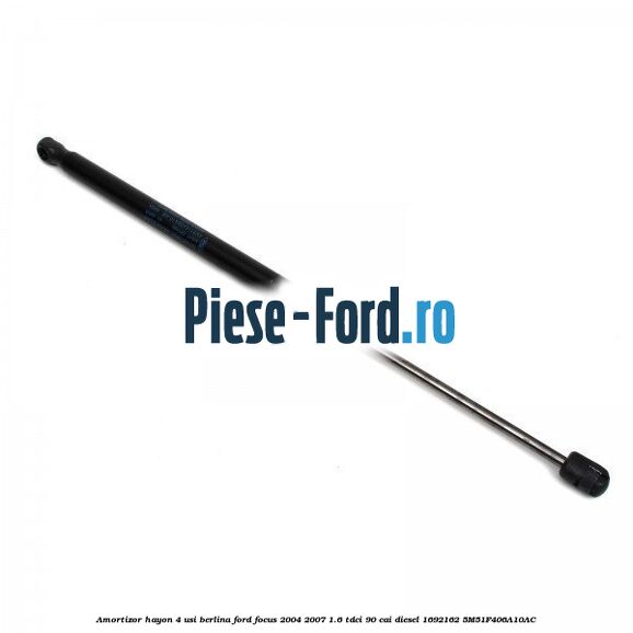 Amortizor hayon 4 usi, berlina Ford Focus 2004-2007 1.6 TDCi 90 cai diesel #5C578F5B80