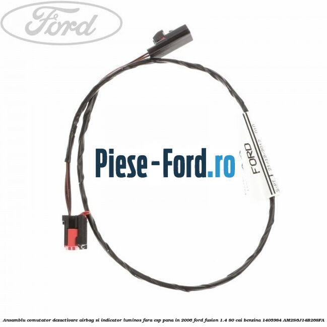 Ansamblu comutator dezactivare airbag si indicator luminos, fara ESP, pana in 2006 Ford Fusion 1.4 80 cai benzina