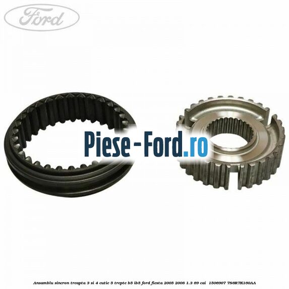 Ansamblu sincron treapta 3 si 4 cutie 5 trepte B5/IB5 Ford Fiesta 2005-2008 1.3 69 cai  #5E16ABF272