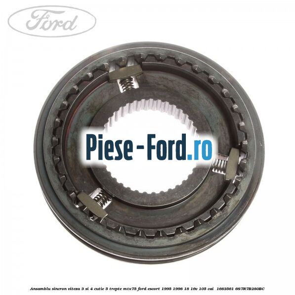Ansamblu sincron viteza 3 si 4 cutie 5 trepte MTX75 Ford Escort 1995-1998 1.8 16V 105 cai #E3D0F8779C