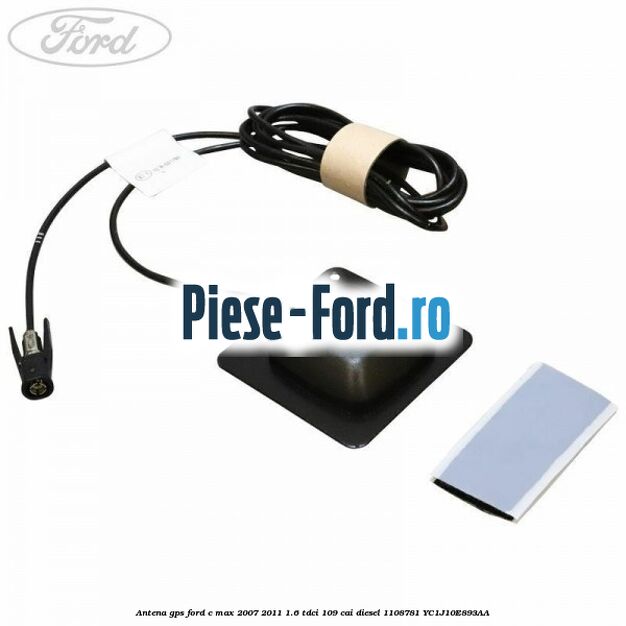 Antena audio, 660 mm pentru GPS Ford C-Max 2007-2011 1.6 TDCi 109 cai diesel