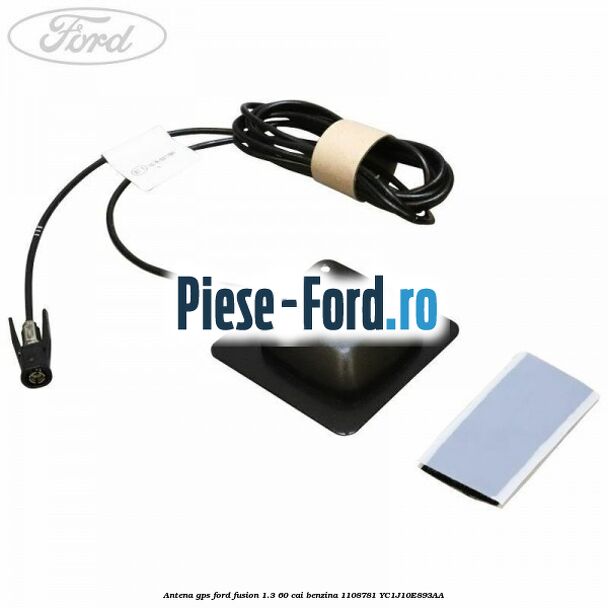Antena audio, 660 mm pentru GPS Ford Fusion 1.3 60 cai benzina