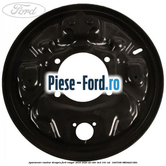 Aparatoare tambur dreapta Ford Ranger 2016-2020 2.2 TDCi 4x4 131 cai #F849094573