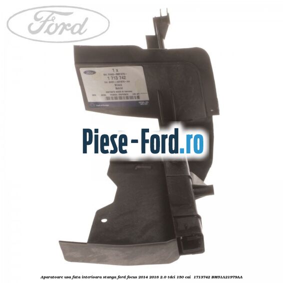 Aparatoare usa fata interioara stanga Ford Focus 2014-2018 2.0 TDCi 150 cai  #F0614B8D0A