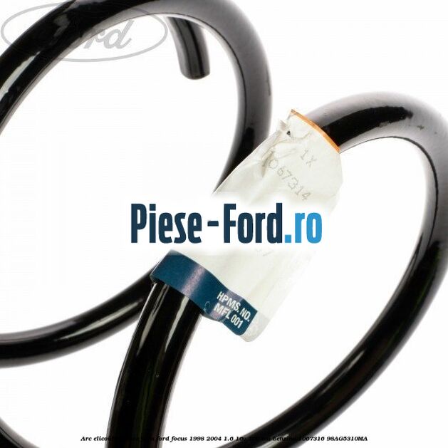 Arc elicoidal punte fata Ford Focus 1998-2004 1.6 16V 100 cai #FBB4C7DD6A Arc elicoidal punte fata Ford Focus 1998-2004 1.6 16V 100 cai benzina #FBB4C7DD6A