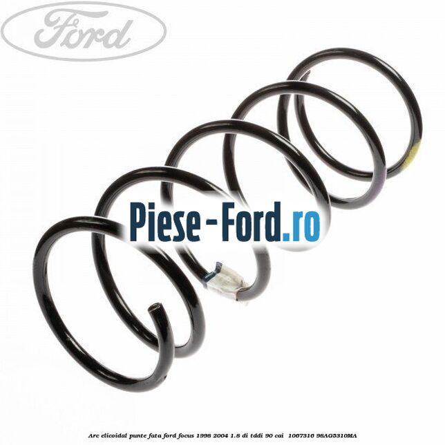 Arc elicoidal punte fata Ford Focus 1998-2004 1.8 DI/TDDi 90 cai #92DEB2F32B Arc elicoidal punte fata Ford Focus 1998-2004 1.8 DI/TDDi 90 cai #92DEB2F32B