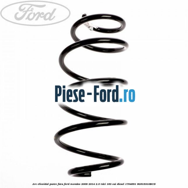 Arc elicoidal punte fata Ford Mondeo 2008-2014 2.0 TDCi 163 cai diesel #3FA6FF29A0
