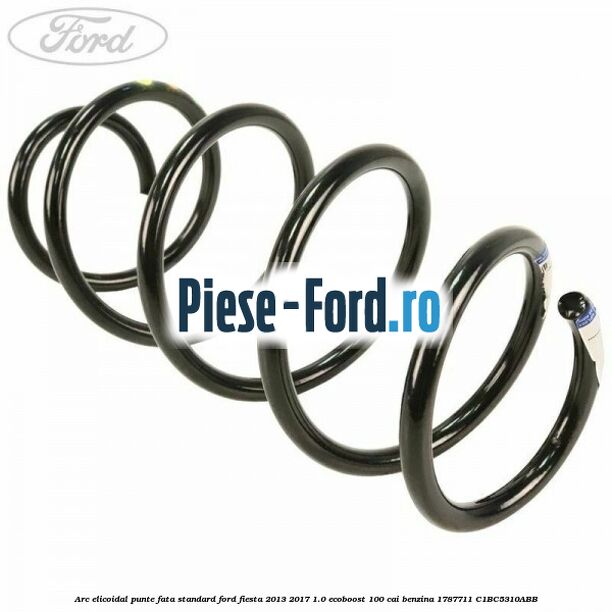 Arc elicoidal punte fata standard Ford Fiesta 2013-2017 1.0 EcoBoost 100 cai benzina