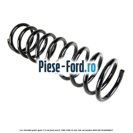 Arc elicoidal punte spate 4/5 usi Ford Escort 1990-1995 1.8 4x4 105 cai #84F0AD01FA