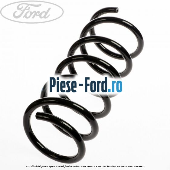 Arc elicoidal punte spate 4/5 usi Ford Mondeo 2008-2014 2.3 160 cai benzina