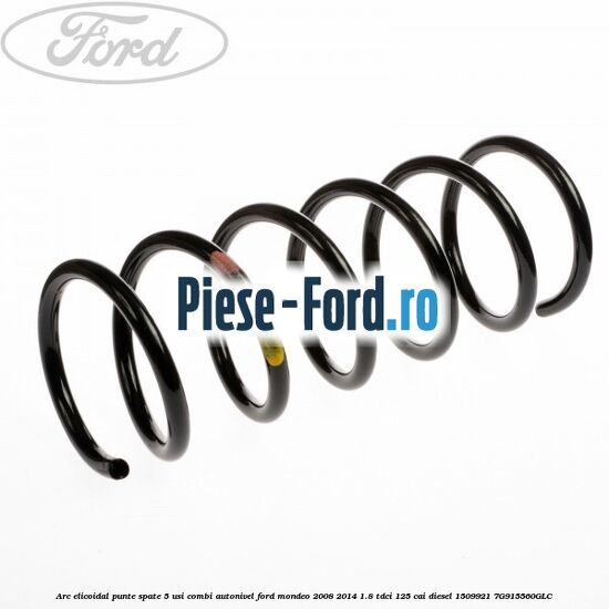 Arc elicoidal punte spate 5 usi combi autonivel Ford Mondeo 2008-2014 1.8 TDCi 125 cai diesel #46C916346F
