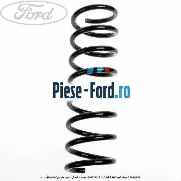Arc elicoidal punte spate Ford C-Max 2007-2011 1.6 TDCi 109 cai diesel