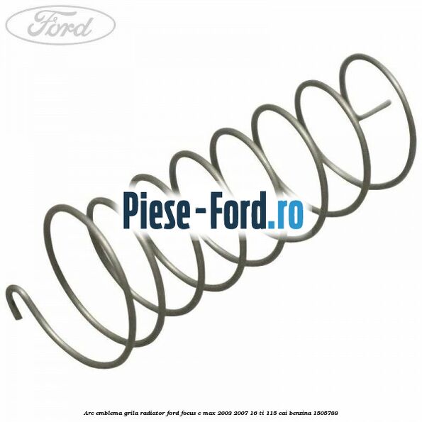 Arc emblema grila radiator Ford Focus C-Max 2003-2007 1.6 Ti 115 cai #B017ECF342