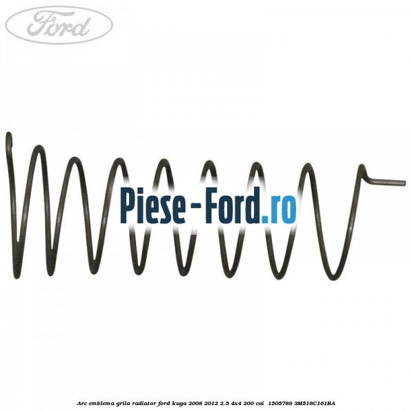 Arc emblema grila radiator Ford Kuga 2008-2012 2.5 4x4 200 cai #65DFD5FC0A Arc emblema grila radiator Ford Kuga 2008-2012 2.5 4x4 200 cai #65DFD5FC0A