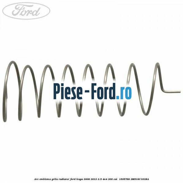 Arc emblema grila radiator Ford Kuga 2008-2012 2.5 4x4 200 cai #65DFD5FC0A Arc emblema grila radiator Ford Kuga 2008-2012 2.5 4x4 200 cai #65DFD5FC0A