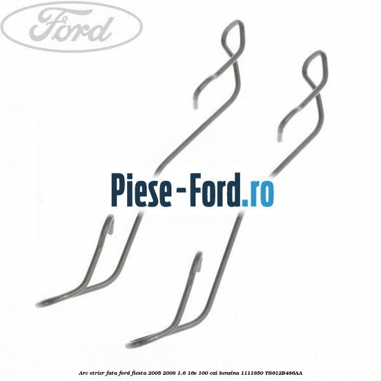 Arc etrier fata Ford Fiesta 2005-2008 1.6 16V 100 cai benzina #81004E1E7B
