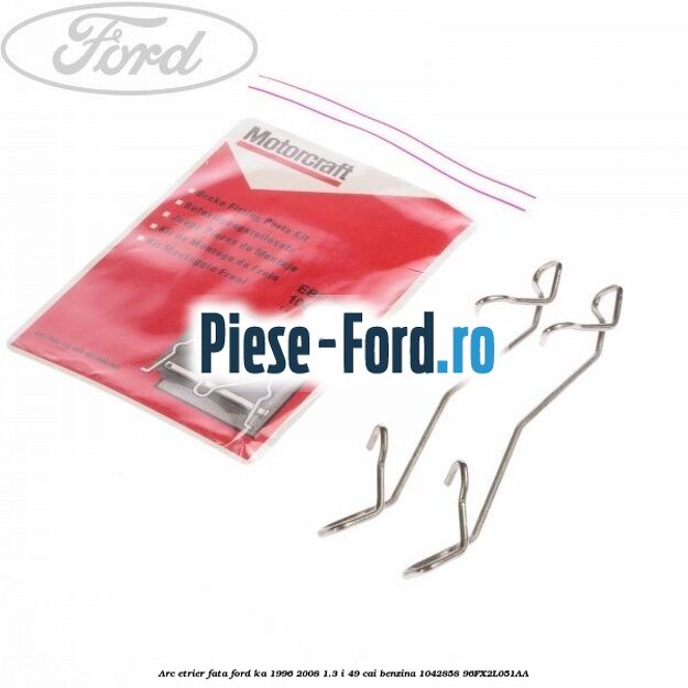 Arc etrier fata Ford Ka 1996-2008 1.3 i 49 cai benzina #3930BD8539
