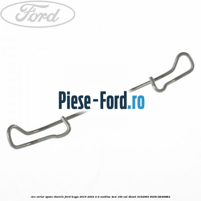 Arc etrier spate electric Ford Kuga 2019-2023 2.0 EcoBlue 4x4 150 cai diesel #83DDE4F912