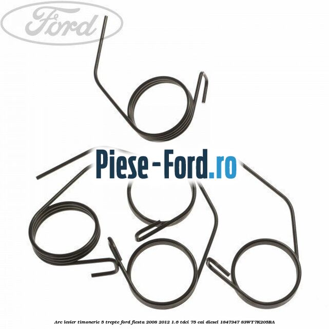 Arc levier timonerie 5 trepte Ford Fiesta 2008-2012 1.6 TDCi 75 cai diesel