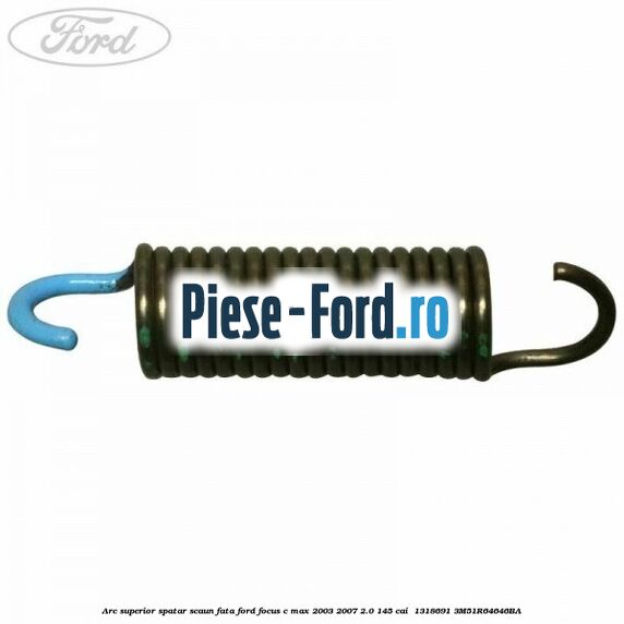 Arc superior spatar scaun fata Ford Focus C-Max 2003-2007 2.0 145 cai  #FBF16116DC
