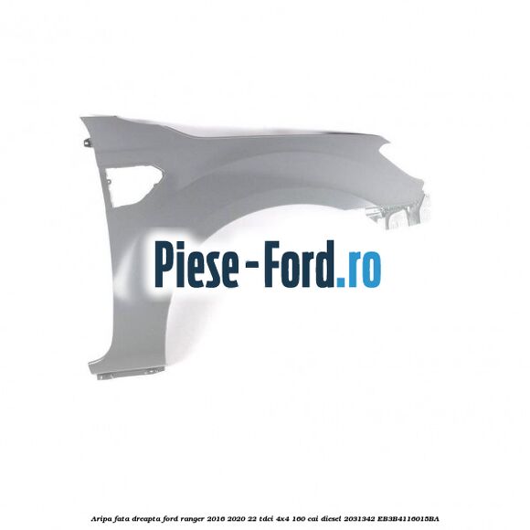 Aripa fata dreapta Ford Ranger 2016-2020 2.2 TDCi 4x4 160 cai #DCC30AA591