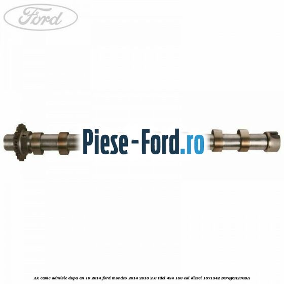 Ax came admisie dupa an 10/2014 Ford Mondeo 2014-2018 2.0 TDCi 4x4 180 cai diesel #88F10AEA7A